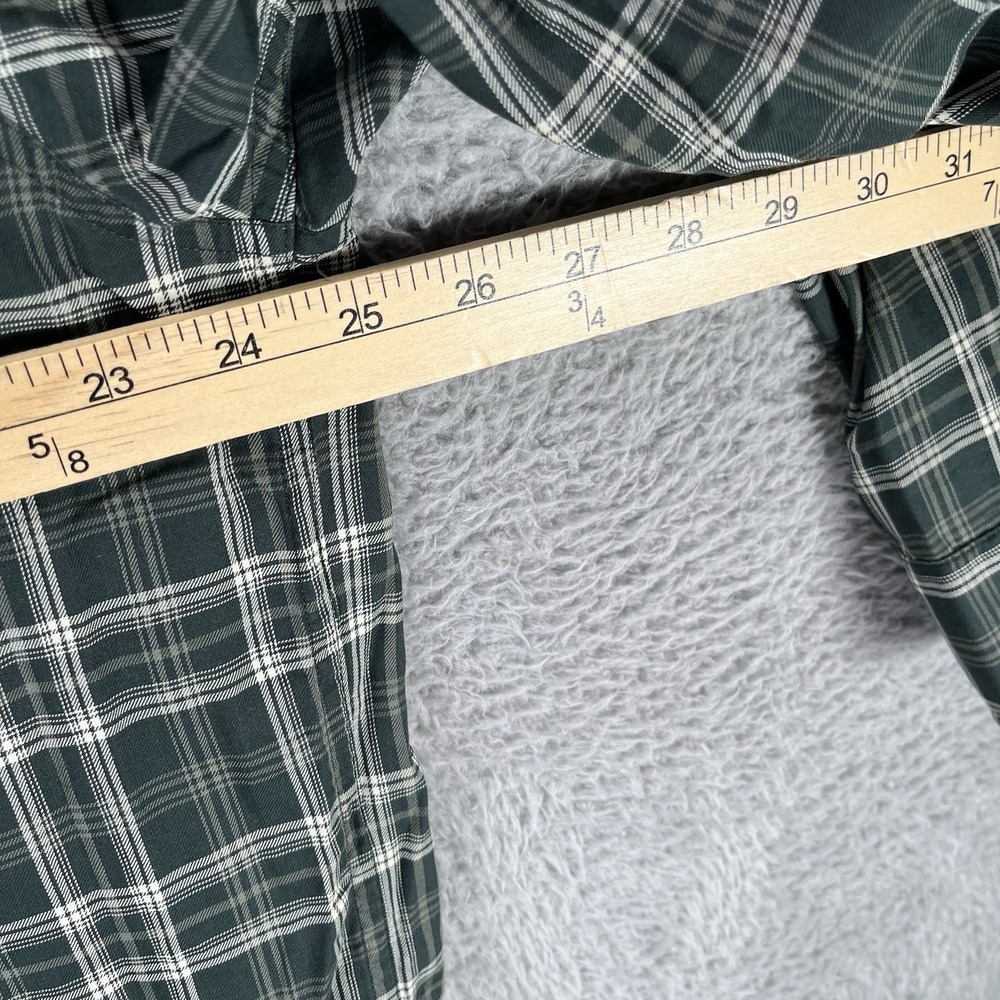 Vintage C C Filson Seattle Shirt Mens Large Green Plaid Lightweight Long Sleeve - Picture 8 of 9